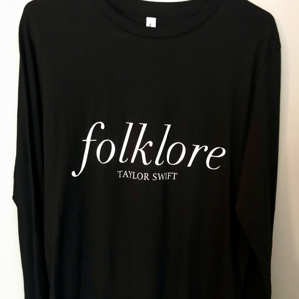 Taylor Swift Folklore Bella Canvas Shirt Medium.